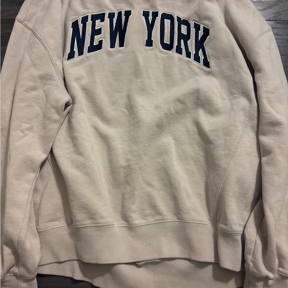 Garanimals Cream Crewneck Sweater with New York Design